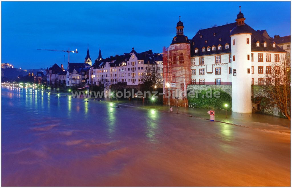 Koblenz Bei Hochwasser